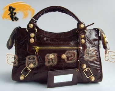 084332B ����Ʒ�| BALENCIAGA���ɫţƤ����� б��� �������ҙC܇��