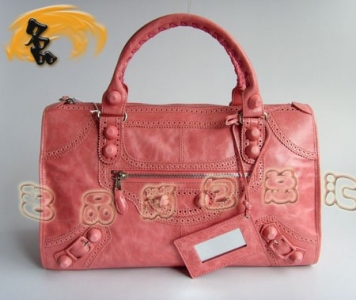 084824 �������� ���¿߅����Ůʿ����� BLENCIAGA�ۼtɫţƤ�r�ЙC܇��