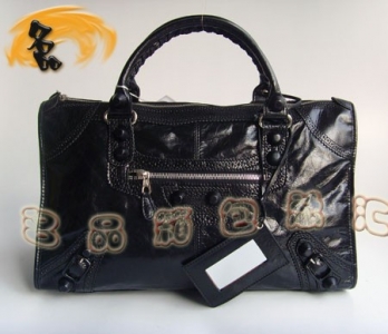 084824 BLENCIAGA�¿��ɫţƤŮ�� �C܇�� �������һ�߅�r��Ůʿ�����