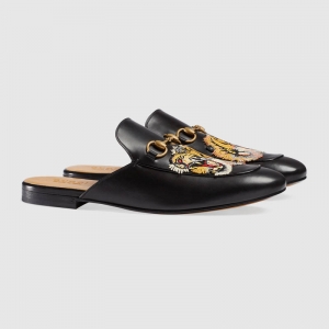 457135 GUCCI Princetown ϵ�� �ϻ����C ��ʿ��Ь ��ɫ