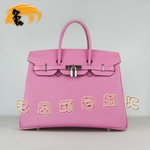 6089 Hermes Birkin �K��� 35cm Hermes����yƤŮʿ����� �ۼtɫ�y��