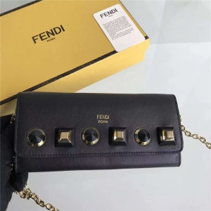 FENDI �ҵ� 0251 2017�¿��Ϸ�СţƤ�๦���L���T�朗l��б��� ��ɫ�T�