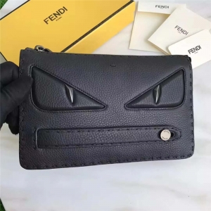 FENDI �ҵ� 351 ���xСţƤ��֦�yС��ħ�������wBAG BUGS�۾����ð� ̿��ɫ