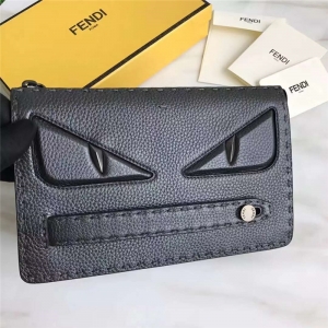 FENDI �ҵ� 351 ���xСţƤ��֦�yС��ħ�������wBAG BUGS�۾����ð� �Һ�ɫ