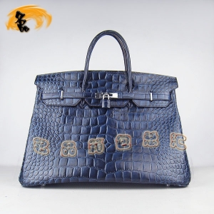 6099 Hermes Birkin �K��� ���R���{�~�y 40cm ����� Hermes 40Birkin ���{ɫ�y��