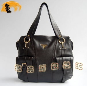 65826 Prada���¿� �����_(d��)�r��Ůʿ�μ�� Prada�M(j��n)�ڸߙnţƤŮ�� ��ɫ