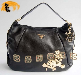 69526 Prada���¿� �����_(d��)�r��Ůʿ�μ�� Prada�M(j��n)��ţƤŮ�� ���t�b� ���ɫ