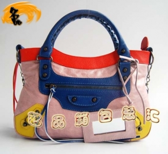 084331 ��������Ů�� �¿�ƴɫ�^��ţƤŮʿ�C(j��)܇(ch��)�� Balenciaga����� �μ�� ��ɫ