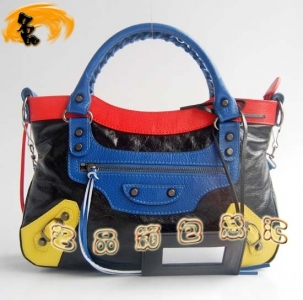 084331 ��������Ů�� �¿�ƴɫ�^��ţƤŮʿ�C(j��)܇(ch��)�� Balenciaga����� �μ�� ��ɫ