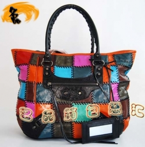 084609 Balenciaga���¿� ƴɫţƤ�r��Ůʿ����� ��������Ů�� ��ƷƷ�| ��ɫ