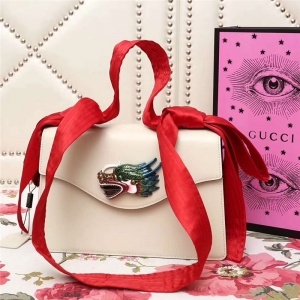 466405 GUCCI ���^ ��Ƥ �I������ �p�����Y б������� ��ɫ
