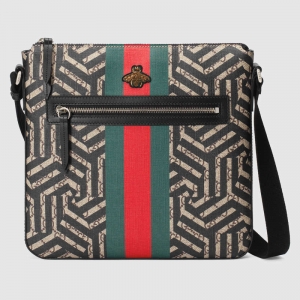 471466 GUCCI GG Caleidoϵ�� �t�G���� ��ƽ�]��� ��ľɫƴ��