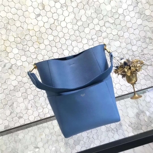 Celine ِ�� Seau Sangle СţƤ ���玧 SangleˮͰ�� ���{ɫ