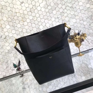 Celine ِ�� Seau Sangle СţƤ ���玧 SangleˮͰ�� ��ɫ