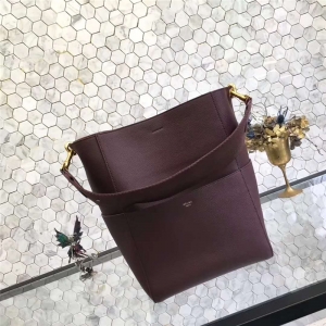 Celine ِ�� Seau Sangle СţƤ ���玧 SangleˮͰ�� ����ɫ