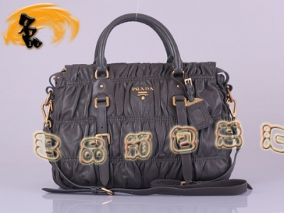 BN1336 �����_(d��)���¿� ��Ƥ�ް�Ůʿ���e�� Prada����� Pradaб��� ��ɫ