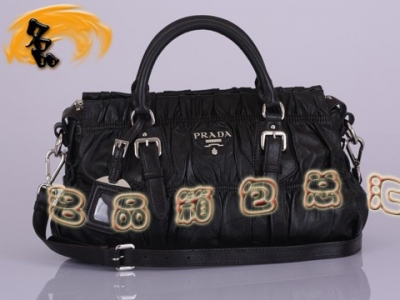 BN1407 ��ƷƷ�|(zh��) �����_��ƤŮʿб��� ���¿��ް�ϵ��Ů�� Prada����� ��ɫ