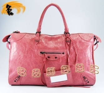 084340  �μ�� ������������� Balenciaga�C܇�� �M����Ƥ �r��Ů�� �ۼtɫ