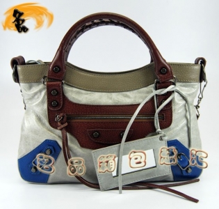 084331 BalenciagaŮ�� ������������� �M(j��n)��ţƤ�r(sh��)�����eŮ�� �\��ɫ