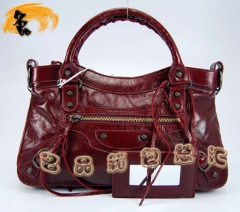 103208  �������ҙC܇�� Balenciaga�μ�� �M����Ƥ�r��Ů�� ����� �Ƽtɫ