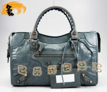 115748SA  �������ҙC܇�� Balenciaga�μ�� �M����Ƥ�r��Ů�� ����� ���{ɫ