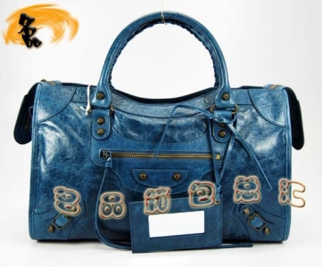 115748S  �������ҙC܇�� Balenciaga�μ�� �M����Ƥ�r��Ů�� ����� ���{ɫ