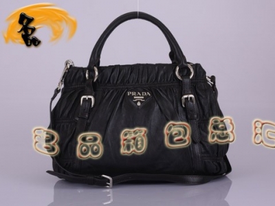 BN1791 �����_���¿��ް���Ƥ�r��Ůʿ���e�� Prada����� Pradaб��� ��ɫ