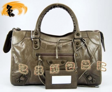 115748S  Balenciaga�C܇�� �������҆μ�� �M����Ƥ�r��Ů�� ����� �y��ɫ