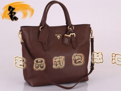 BN1795 �����_���¿�ţƤŮʿ����� Prada�r�����eŮ�� Pradaб��� ��ɫ
