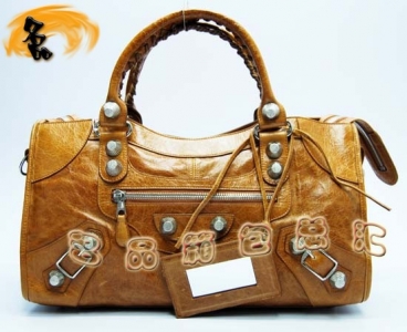173082A  Balenciaga�C܇�� �������҆μ�� �M��ţƤ����Ů�� ����� �ɫ