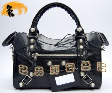 173084A  Balenciaga����� �������҆μ�� �M��ţƤ����r��Ů�� �C܇�� ��ɫ