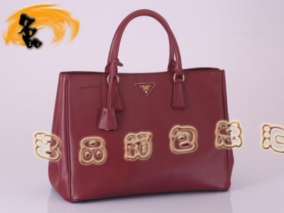 BN1844 Prada���¿�ʮ�ּy�M��ţƤŮ�� �����_����� Prada����� �ϼtɫ