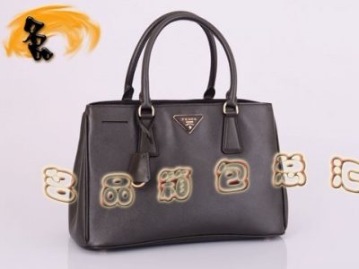 BN1874 Prada�μ�� �¿�r��Ůʿ���e�� ʮ�ּy�M��ţƤŮ�� �����_����� ��ɫ