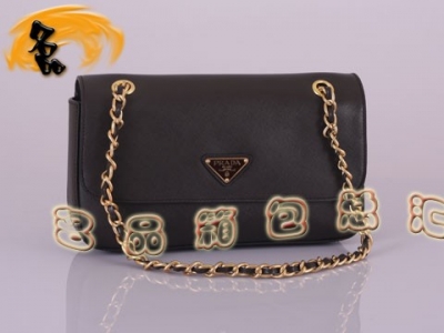 BT0750  Prada�μ�� �¿�Ůʿ���e�� �M���^��ţƤŮ�� �����_б��� ����ɫ