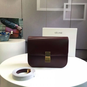 ِ��Celine boxŮ�� ِ�ն����� Celine CLASSIC��̖(h��o) �μ�б��� �t��ɫ