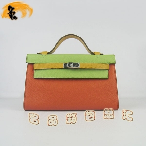 H008 ���¿���ɫ��֦�y�P��� HermesŮ�� ����� ���R������� Hermes Kelly Bag �ȾG�Sɫ