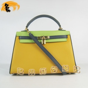 6108 �P��� HermesŮ�� ����� ���R��б��� Hermes Kelly Bag ��ɫ��֦�y �S�{�Gɫ���