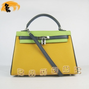 6108 �P��� HermesŮ�� ����� ���R��б��� Hermes Kelly Bag ��ɫ��֦�y �S�{�Gɫ�y��