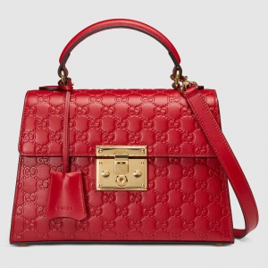 453188 Padlock ϵ�� Gucci Signature Ƥ�� ����� ܽ�ؼt