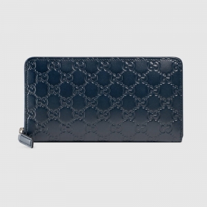 447906 Gucci��Ƥ�X�� Gucci�L���X�� ���Y�а� Signature��Ƥ�а� �{ɫ