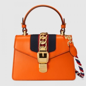470270 D4ZAG 7574 GUCCI Sylvie ϵ��Ƥ�������ִ� ��ɫ