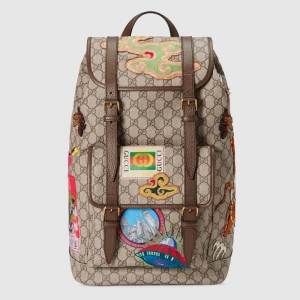 473869 Gucci Courrierϵ�� ��ܛGG Supreme�߼����췫�� �p��� ��ľɫ