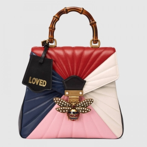 476664 GUCCI Queen Margaret ϵ�� �W�pƤ�� �����p��� ��ɫ�Q��