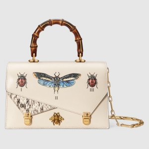 488715 GUCCI Ottilia ϵ�� С̖ Ƥ�� ����� ��ɫ