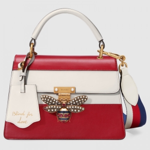 476541 GUCCI Queen Margaret ϵ�� Ƥ�� ����� ܽ�ؼt�Ͱ�ɫ