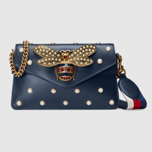 453778 GUCCI Broadway ϵ�� Ƥ�� �T� �����۷� �����ִ� �{ɫ