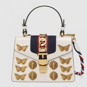 470270 D4ZAX 8605 GUCCI Sylvie ϵ�Є��������T�Ƥ�������ִ� ��ɫ