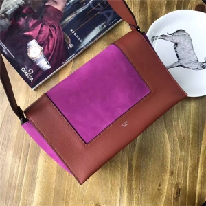 Celine ِ�� Frame �y�� �r��ƴɫСţƤ б��μ�� �t�� ĥɰ��ɫ