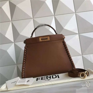 9210M FENDI �ҵ� ߅�������b� ��ܛСţƤ����� ��ɫ
