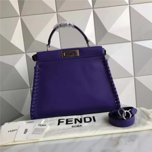 9210M FENDI �ҵ� ߅�������b� ��ܛСţƤ����� ��ɫ